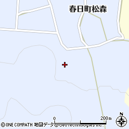 兵庫県丹波市春日町松森610周辺の地図