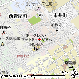 滋賀県近江八幡市博労町中周辺の地図