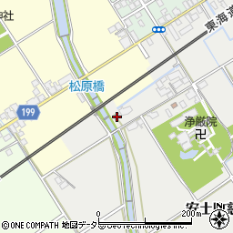 滋賀県近江八幡市安土町慈恩寺208周辺の地図