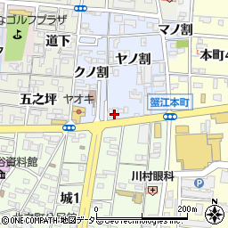 愛知県海部郡蟹江町蟹江本町ヤノ割53-3周辺の地図