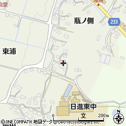 愛知県日進市藤島町瓶ノ側周辺の地図