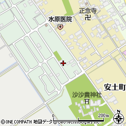 滋賀県近江八幡市安土町常楽寺38-71周辺の地図