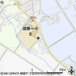 滋賀県東近江市湯屋町1267周辺の地図