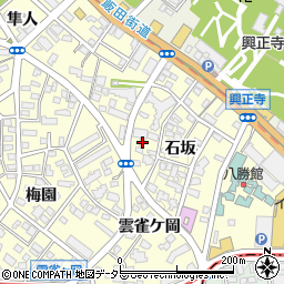 愛知県名古屋市昭和区広路町石坂27-9周辺の地図