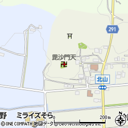 兵庫県丹波市柏原町北山1038周辺の地図