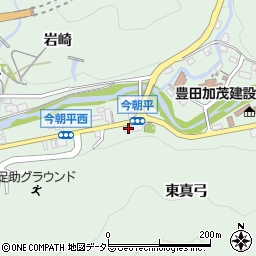 愛知県豊田市足助町八万34-6周辺の地図