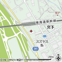 井出徳建設株式会社　新富士営業所周辺の地図