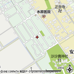 滋賀県近江八幡市安土町常楽寺38-15周辺の地図