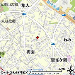 愛知県名古屋市昭和区広路町周辺の地図