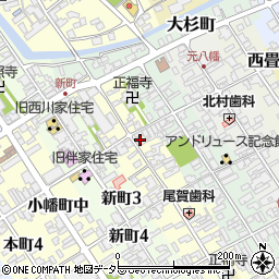滋賀県近江八幡市魚屋町中14周辺の地図
