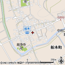 滋賀県近江八幡市船木町1074周辺の地図