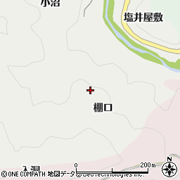 愛知県豊田市竜岡町棚口周辺の地図