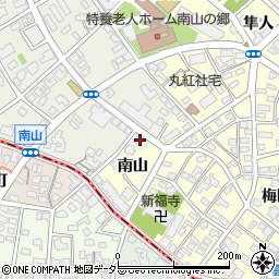 愛知県名古屋市昭和区南山町16周辺の地図