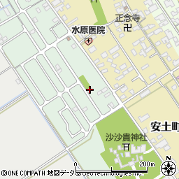 滋賀県近江八幡市安土町常楽寺38-70周辺の地図