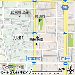 愛知県名古屋市中川区打中1丁目172周辺の地図