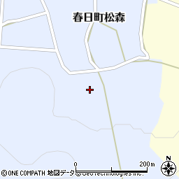 兵庫県丹波市春日町松森582周辺の地図