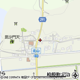 兵庫県丹波市柏原町北山172周辺の地図