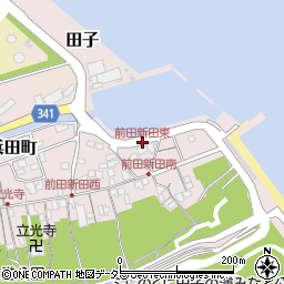 前田新田東周辺の地図