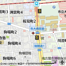 愛知県名古屋市瑞穂区瑞穂通1丁目1周辺の地図