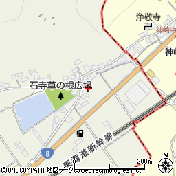 滋賀県近江八幡市安土町石寺173周辺の地図