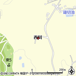 愛知県豊田市田籾町西川周辺の地図