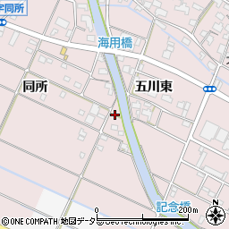 愛知県愛西市大井町同所330周辺の地図