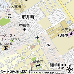 滋賀県近江八幡市鍵之手町3周辺の地図