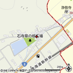 滋賀県近江八幡市安土町石寺189周辺の地図