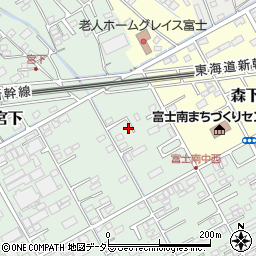 静岡県富士市宮下226周辺の地図