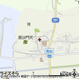 兵庫県丹波市柏原町北山216周辺の地図
