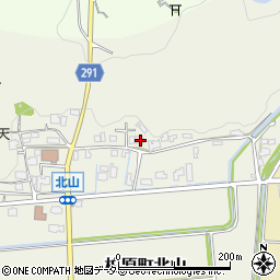 兵庫県丹波市柏原町北山161周辺の地図