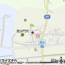 兵庫県丹波市柏原町北山215周辺の地図