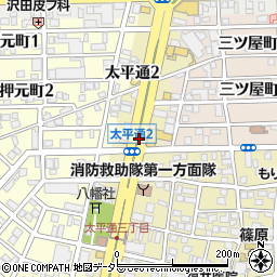 愛知県名古屋市中川区太平通周辺の地図