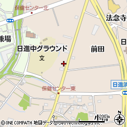 愛知県日進市本郷町中島周辺の地図