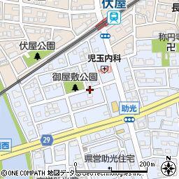 愛知県名古屋市中川区助光1丁目周辺の地図