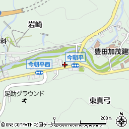 愛知県豊田市足助町八万34周辺の地図