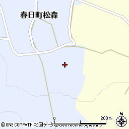 兵庫県丹波市春日町松森468周辺の地図