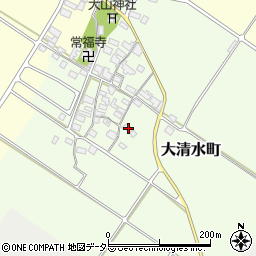滋賀県東近江市大清水町330周辺の地図