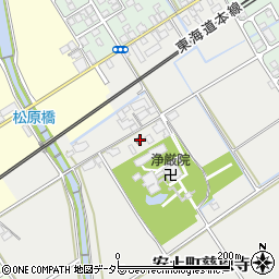 滋賀県近江八幡市安土町慈恩寺701周辺の地図