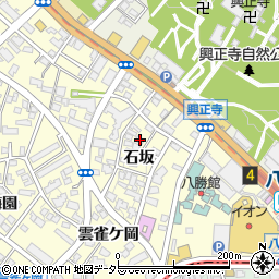 愛知県名古屋市昭和区広路町石坂23-1周辺の地図