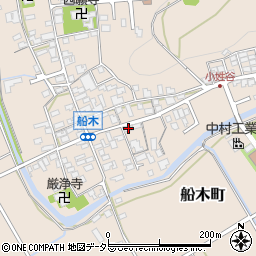 滋賀県近江八幡市船木町1092周辺の地図