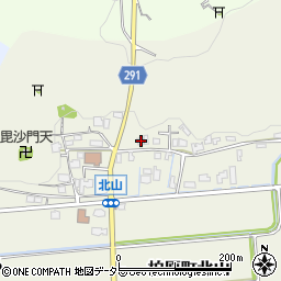 兵庫県丹波市柏原町北山169周辺の地図