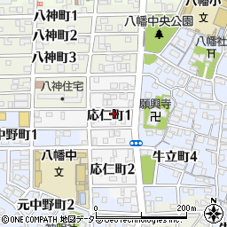 応仁コーポ周辺の地図