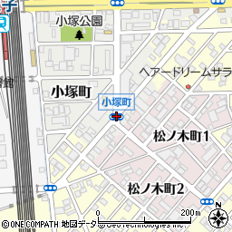 小塚町周辺の地図