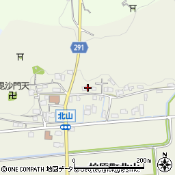 兵庫県丹波市柏原町北山168周辺の地図