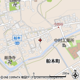 滋賀県近江八幡市船木町1107周辺の地図