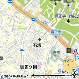 愛知県名古屋市昭和区広路町石坂23周辺の地図