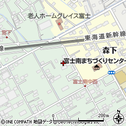 静岡県富士市宮下244周辺の地図