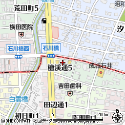 ラルジュカフェ（ＬＡＲＧＥＣＡＦＥ）石川橋周辺の地図