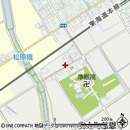 滋賀県近江八幡市安土町慈恩寺691周辺の地図